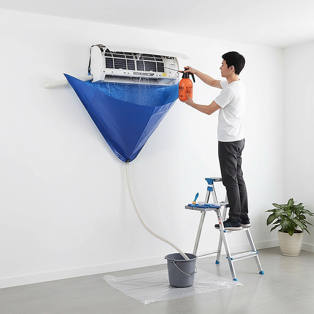 Waterproof AC Cleaning Cover Bag Kit – Leakproof Wash Bag for Wall Units