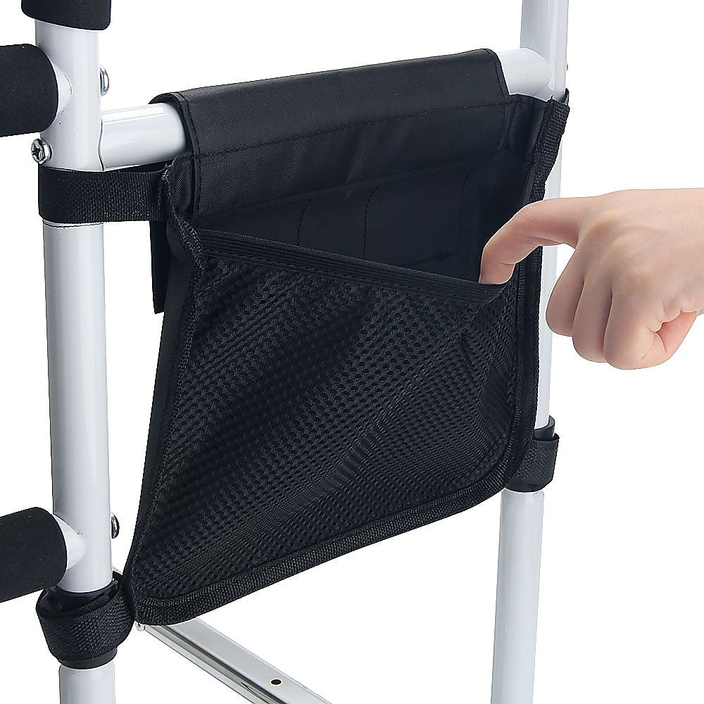 Adjustable Bed Rail – Bedside Handle with Storage Pocket & Safety Strap