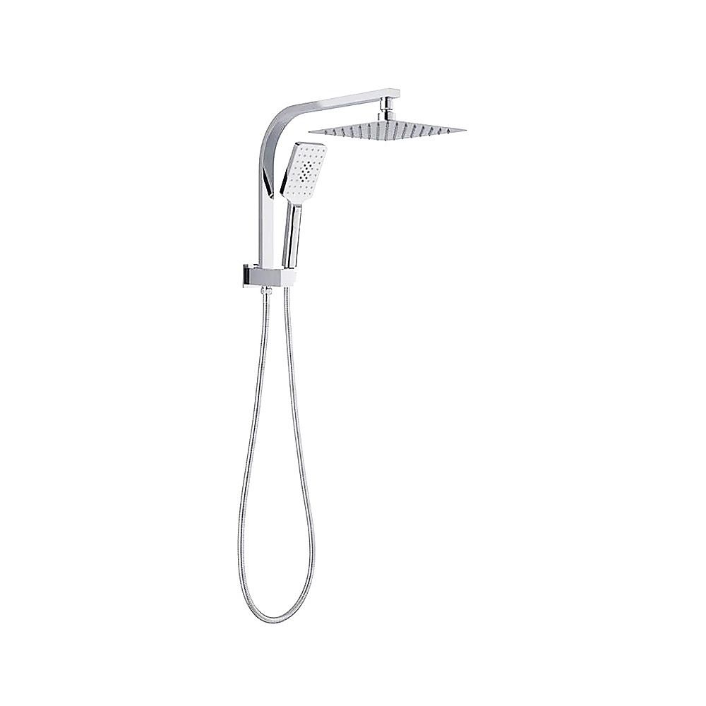 Wall Mounted Chrome Dual Shower Mixer – Rainfall & Handheld Massage Head