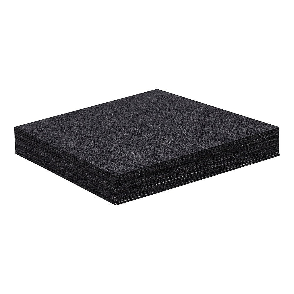 5m² Black Carpet Tiles Set – Commercial & Domestic Flooring for Off - V63-952971