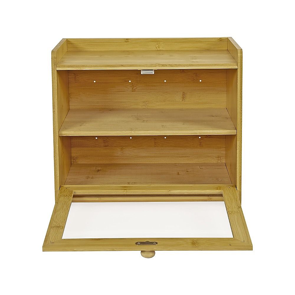 Enclosed Bread Box – Large Kitchen Countertop Bread Storage Container for Freshness & Organisation