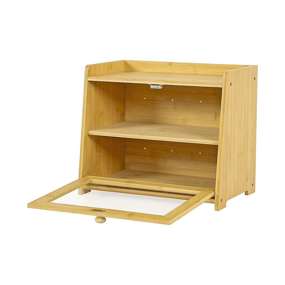 Enclosed Bread Box – Large Kitchen Countertop Bread Storage Container for Freshness & Organisation