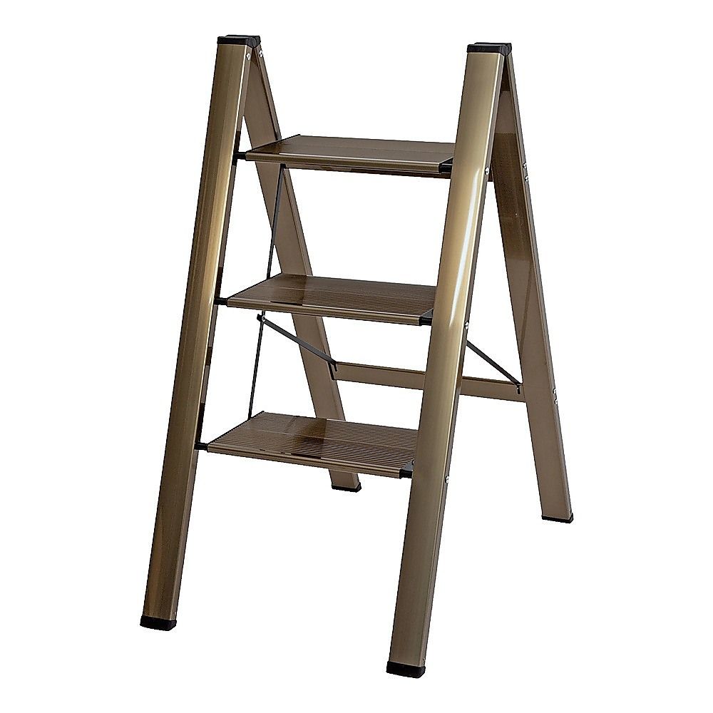 3 Step Ladder Foldable Lightweight – Anti-Slip Safety Stool for Home & Office