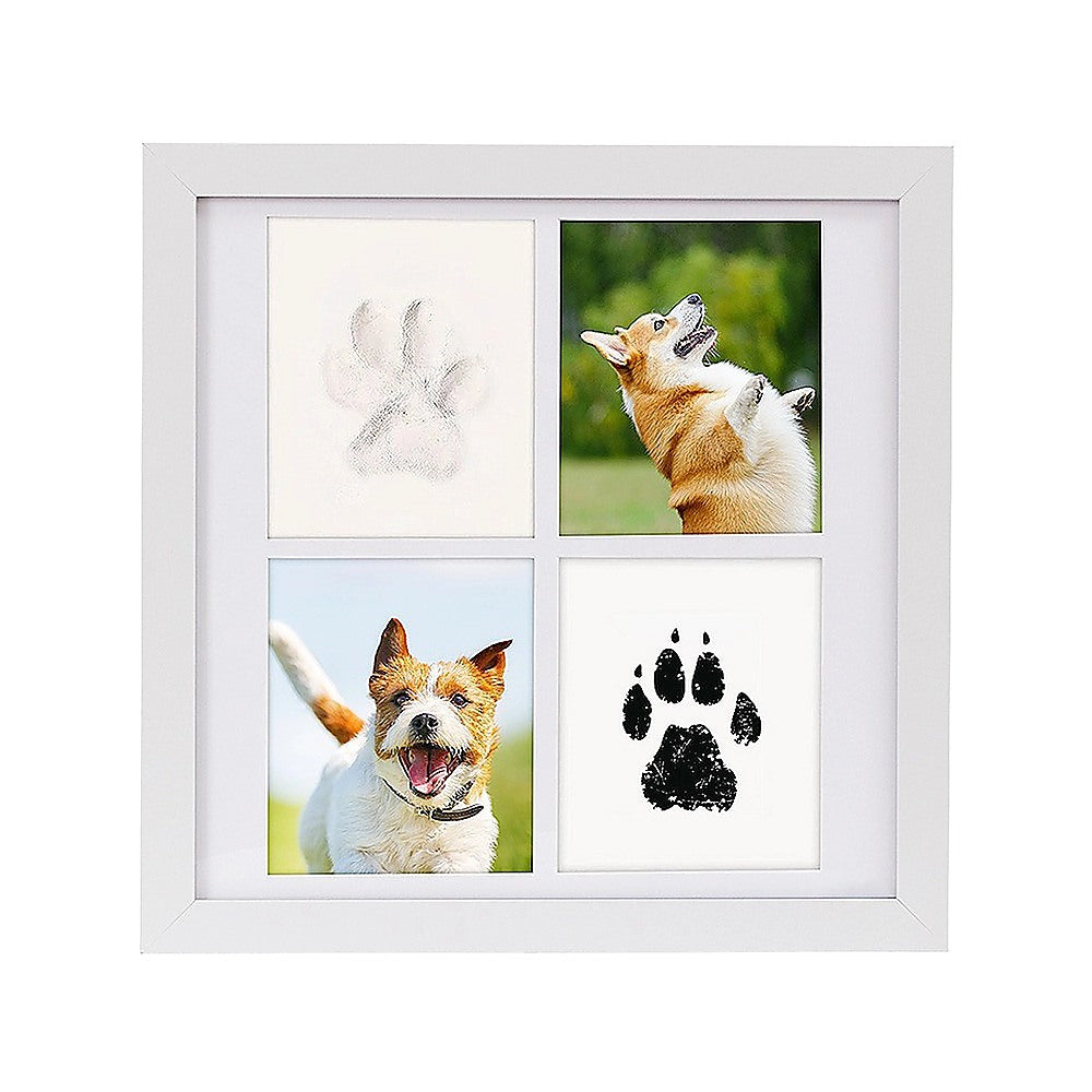 Pet Paw Print Kit DIY Photo Frame for Dogs & Cats Keepsake
