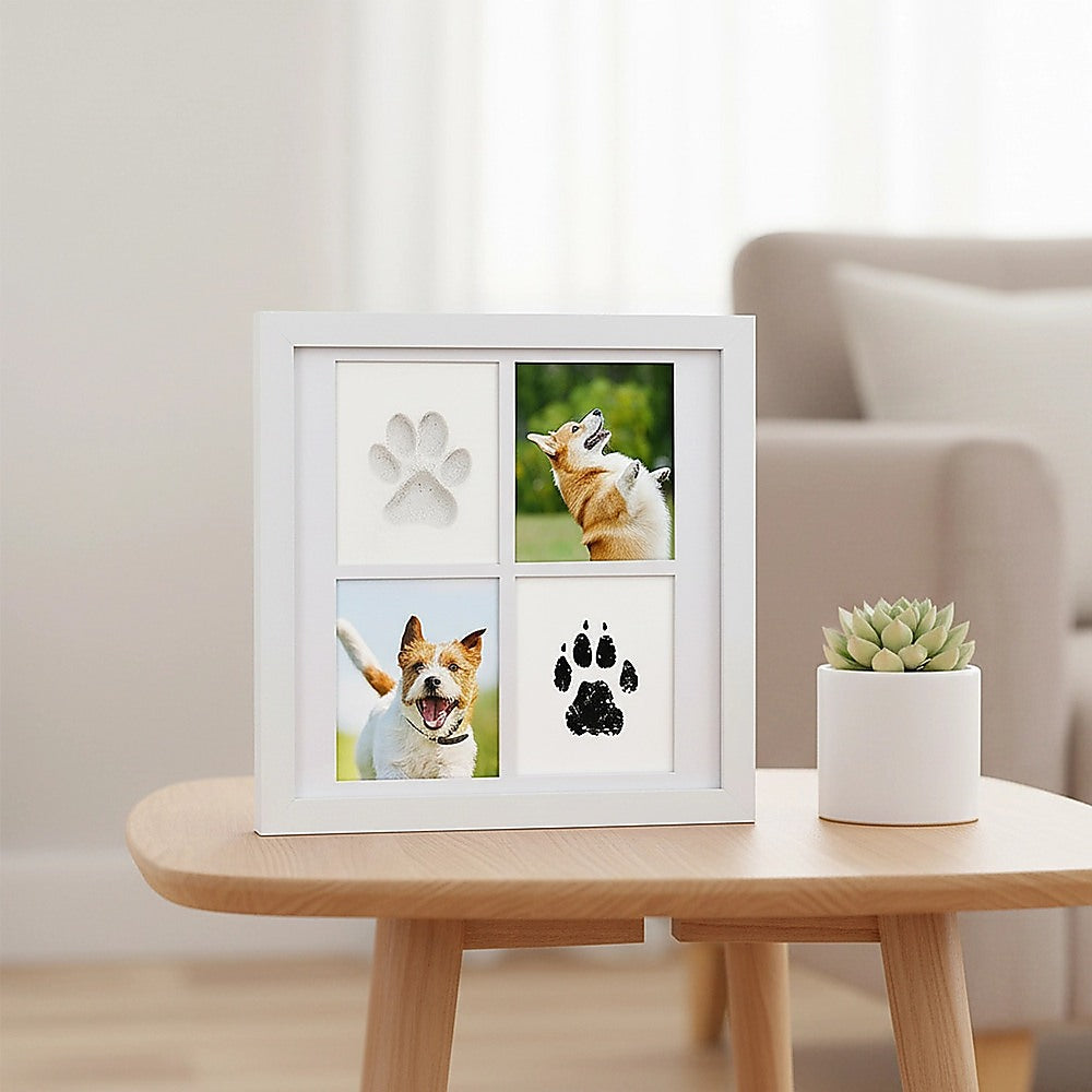 Pet Paw Print Kit DIY Photo Frame for Dogs & Cats Keepsake