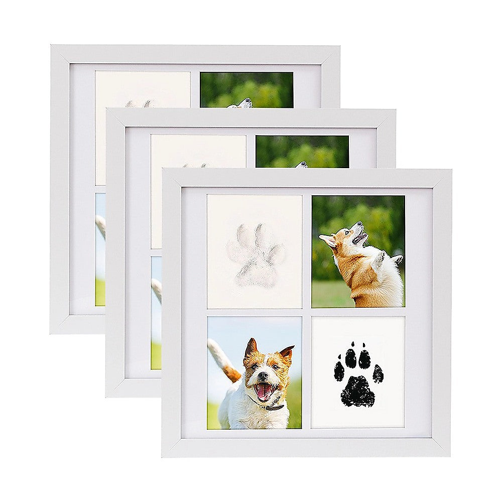 Pet Paw Print Kit DIY Photo Frame for Dogs & Cats Keepsake