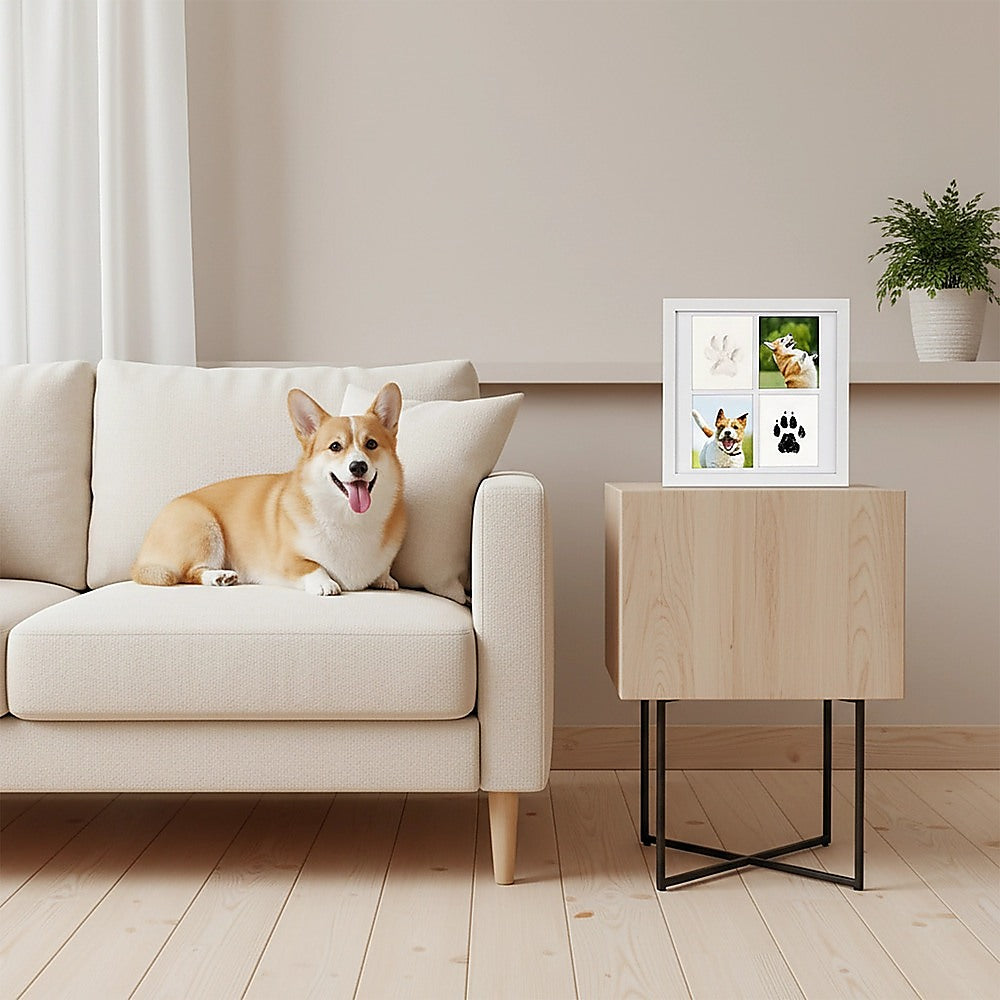 Pet Paw Print Kit DIY Photo Frame for Dogs & Cats Keepsake