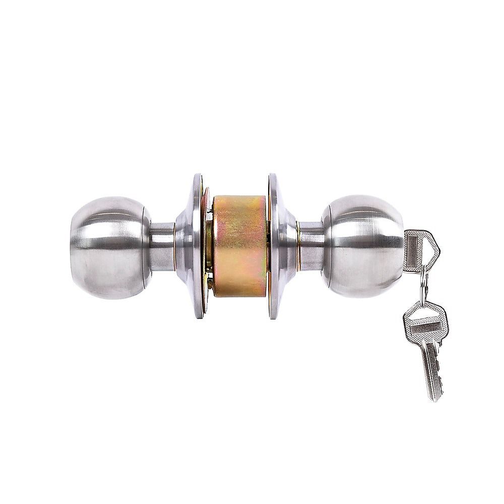Round Door Lock Knob Set for Internal and Entry Doors
