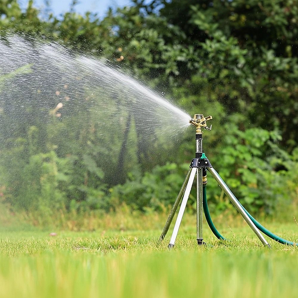 Tripod Rotating Sprinkler Automatic Irrigation Garden Watering