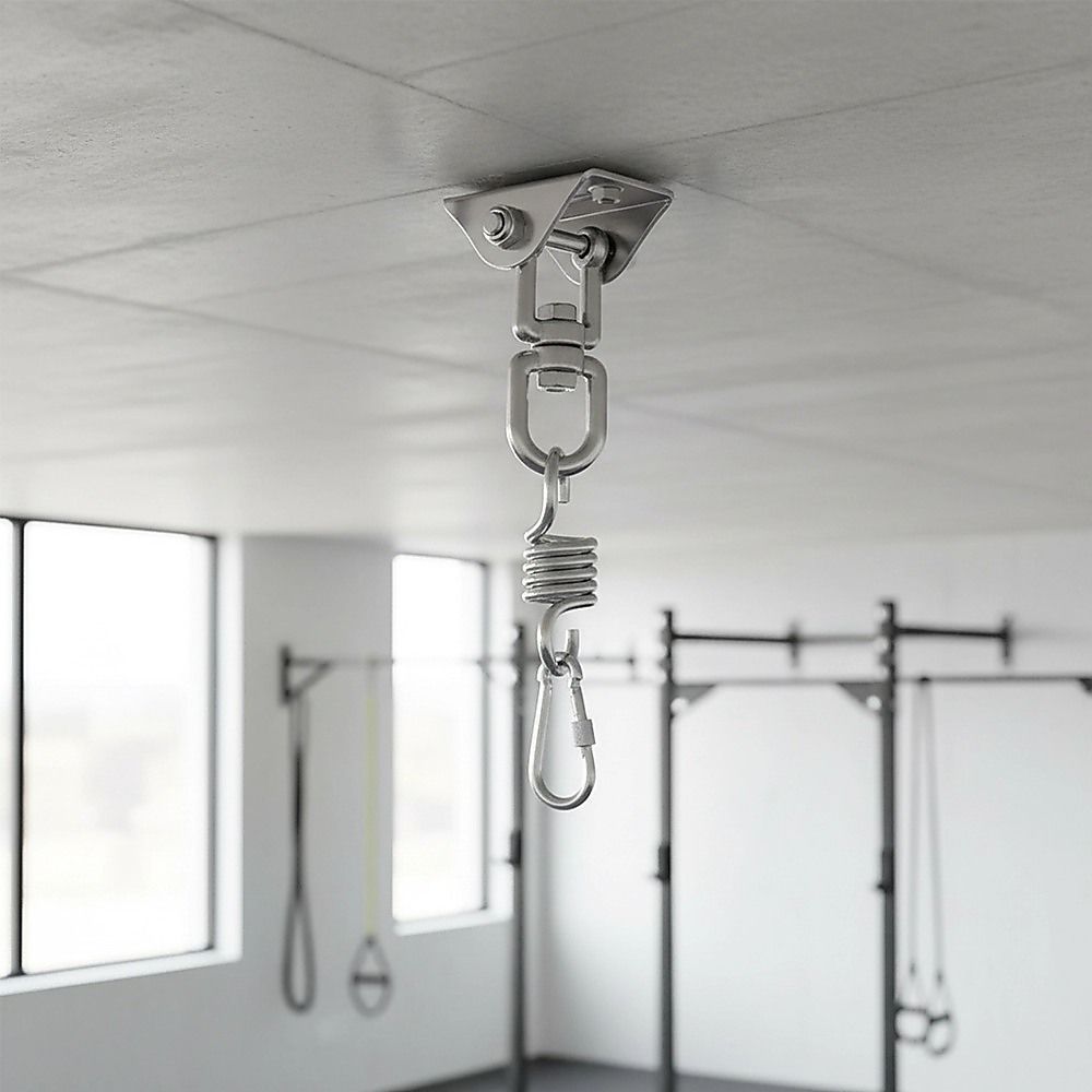 304 Stainless Steel Swing Hanger Heavy Duty 360 Degree Swivel Hook Mount