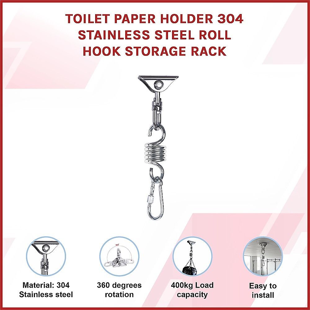 304 Stainless Steel Swing Hanger Heavy Duty 360 Degree Swivel Hook Mount