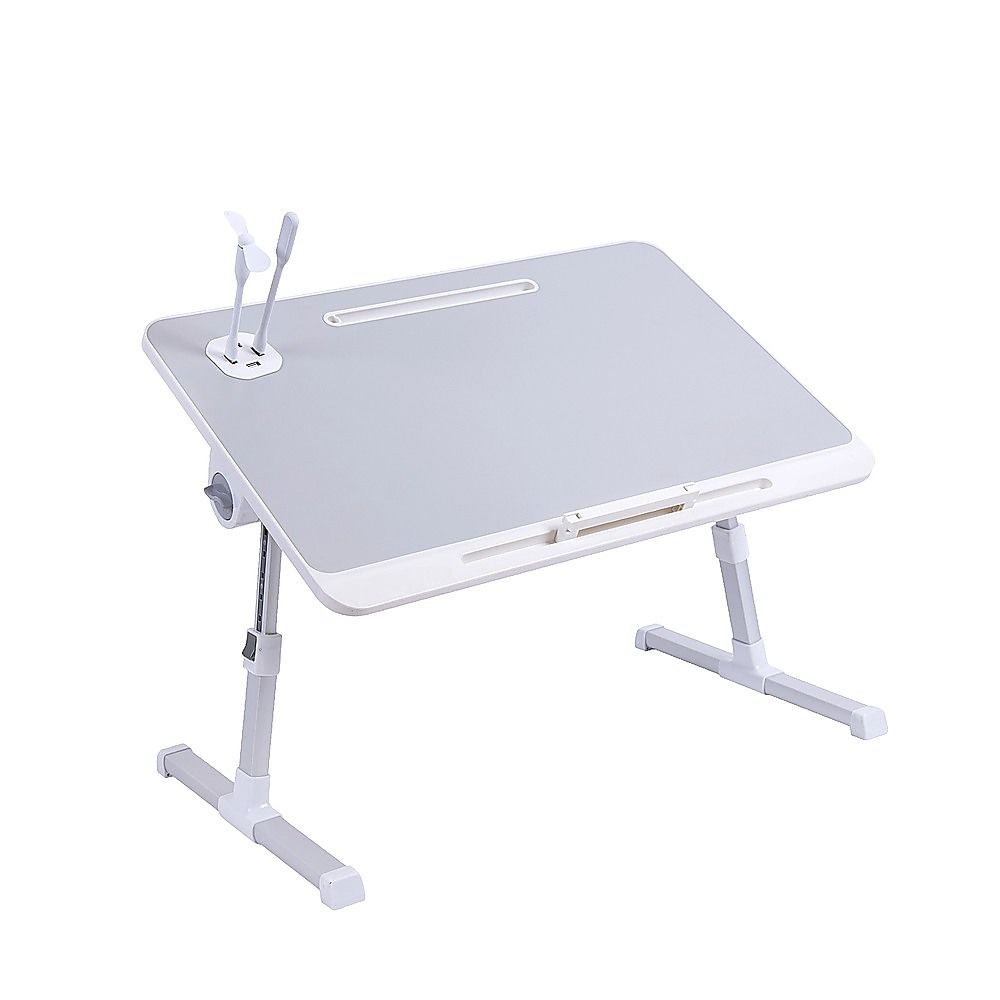 Adjustable Laptop Table Stand Lap Bed Tray for Home Office Use