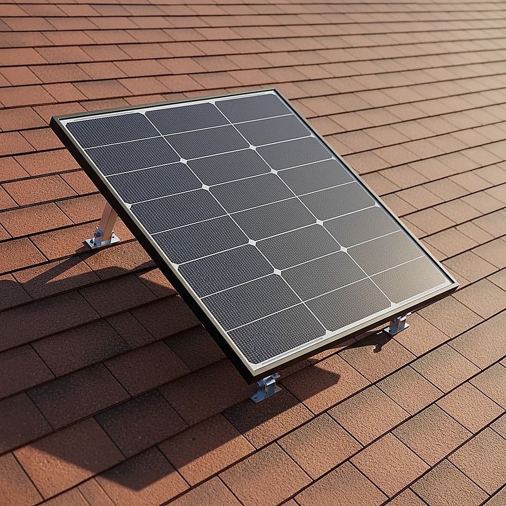 2 Set Adjustable Solar Panel Tilt Mount Brackets