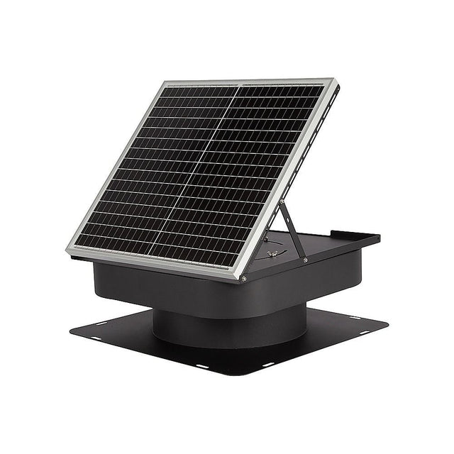 30W Solar Roof Vent Fan Exhaust Attic Ventilation for Home Garage Van