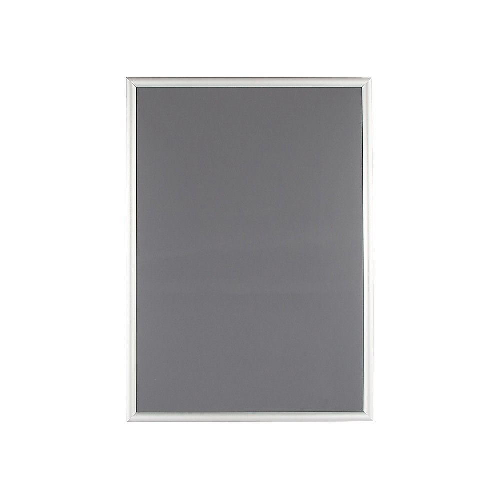 A1 2pc Aluminium Snap Poster Frame Wall Mount Sign Holder Silver