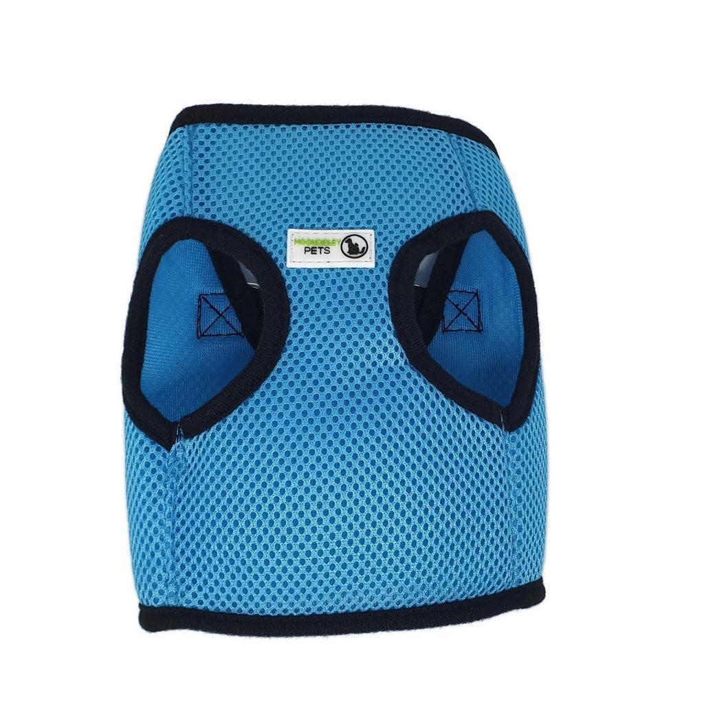 Vest Harness Pet Dog - Cat Step - in Velcro - Moondidley Pets Small Light Blue