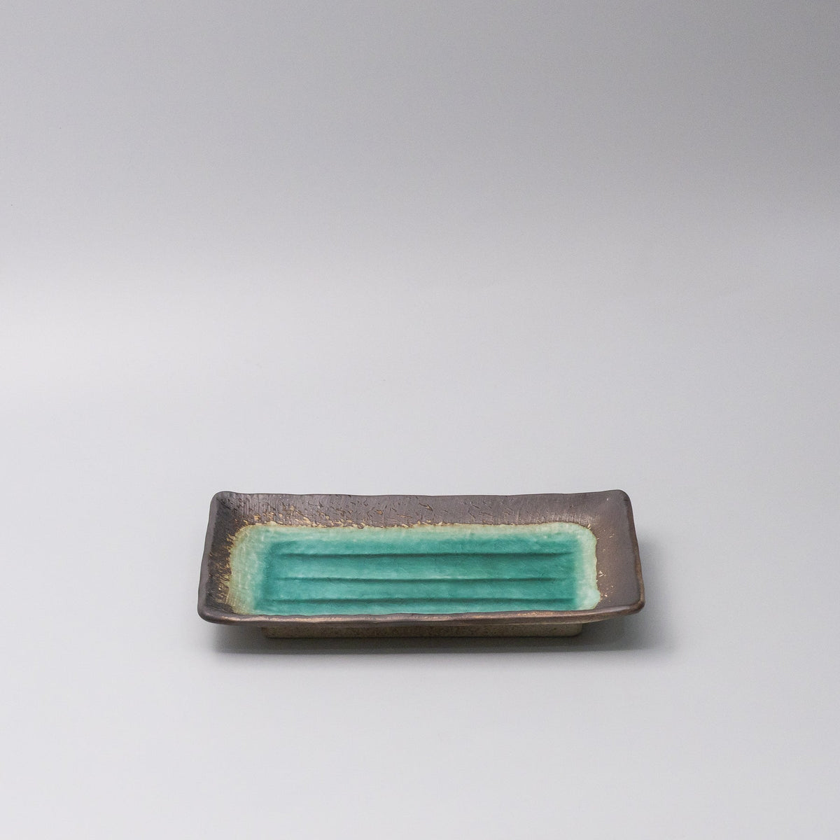 Plate Rectangular 22x14cm Jade Glaze