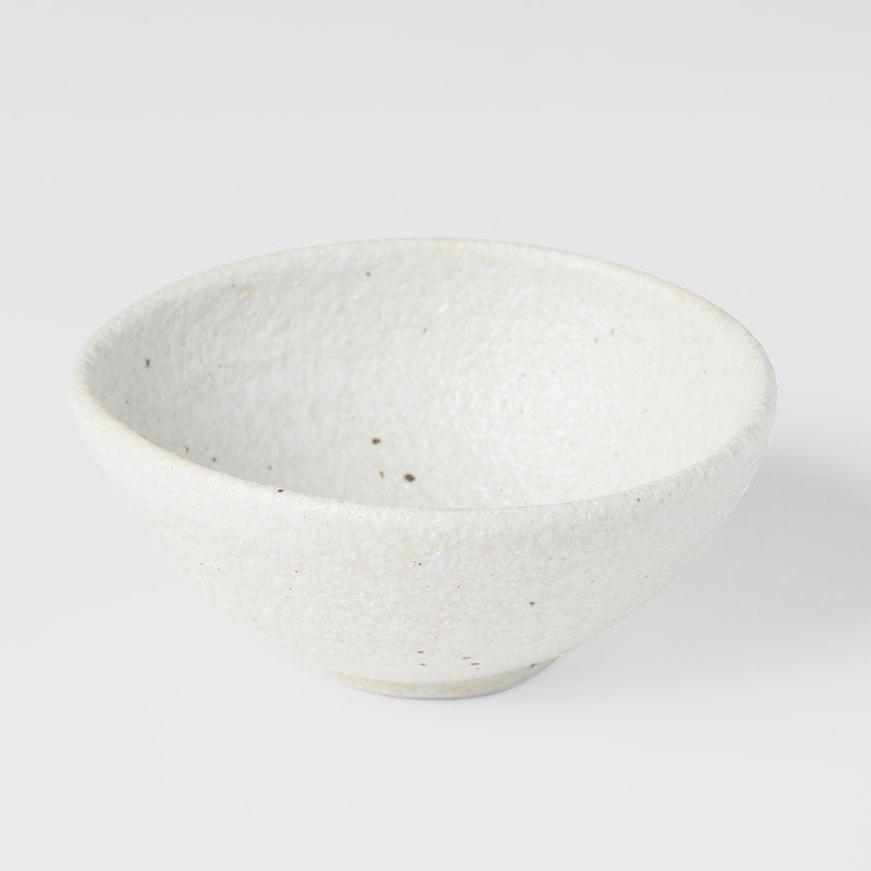 Egg Shaped Bowl 13cm Shell White Glaze