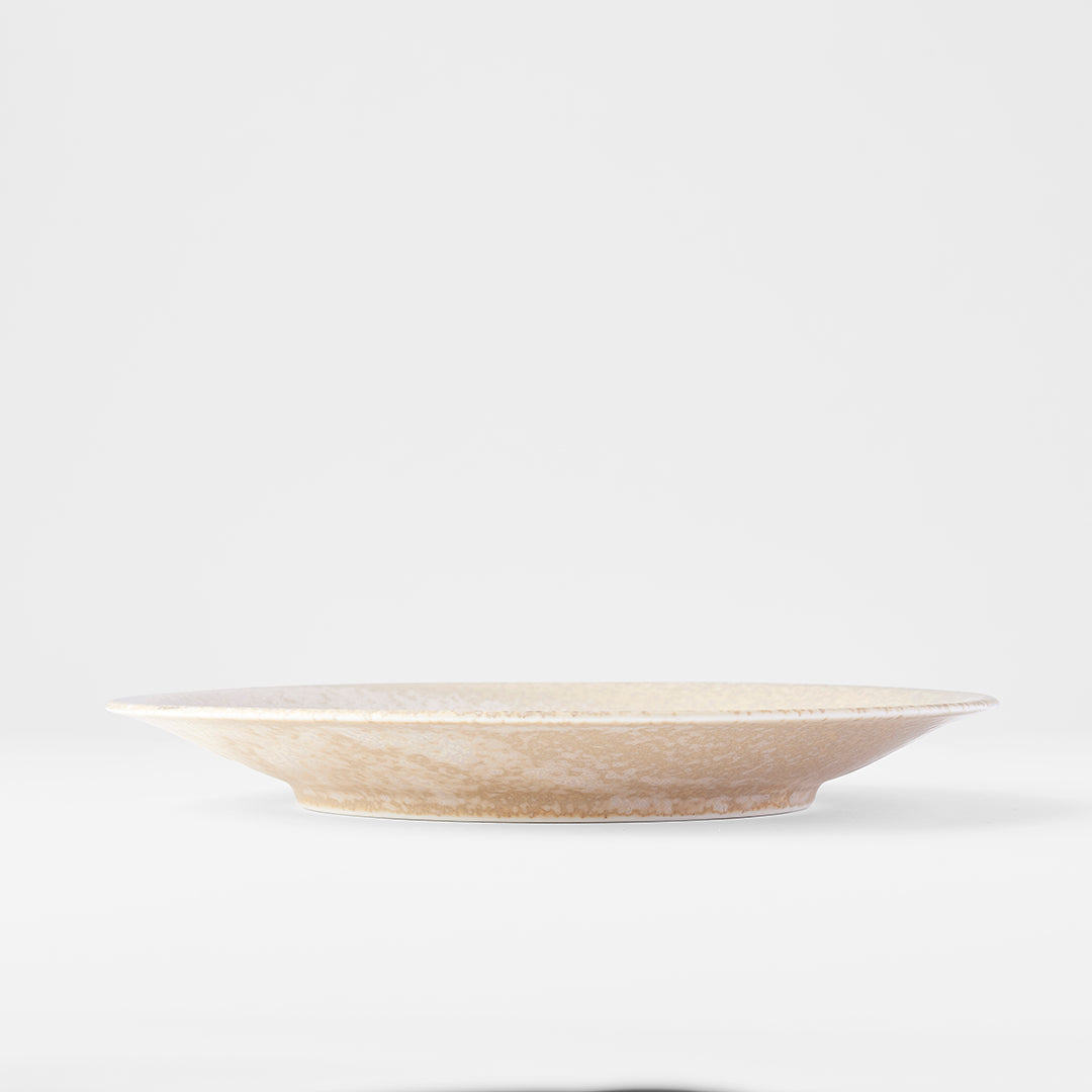 Side Plate 21cm White Fade Glaze