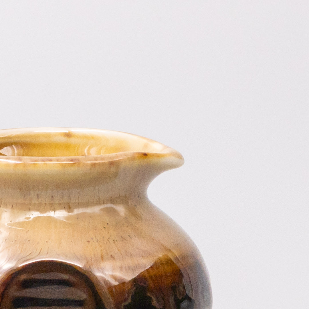 Pourer 120ml Chesnut Gloss Sunflower Drip Glaze