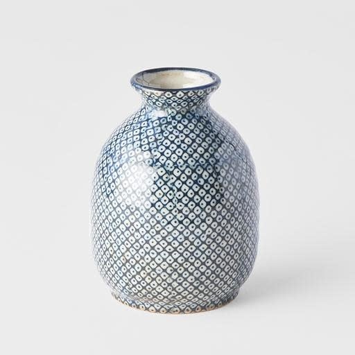 Sake Jug 8cm 300ml Shibori Pattern