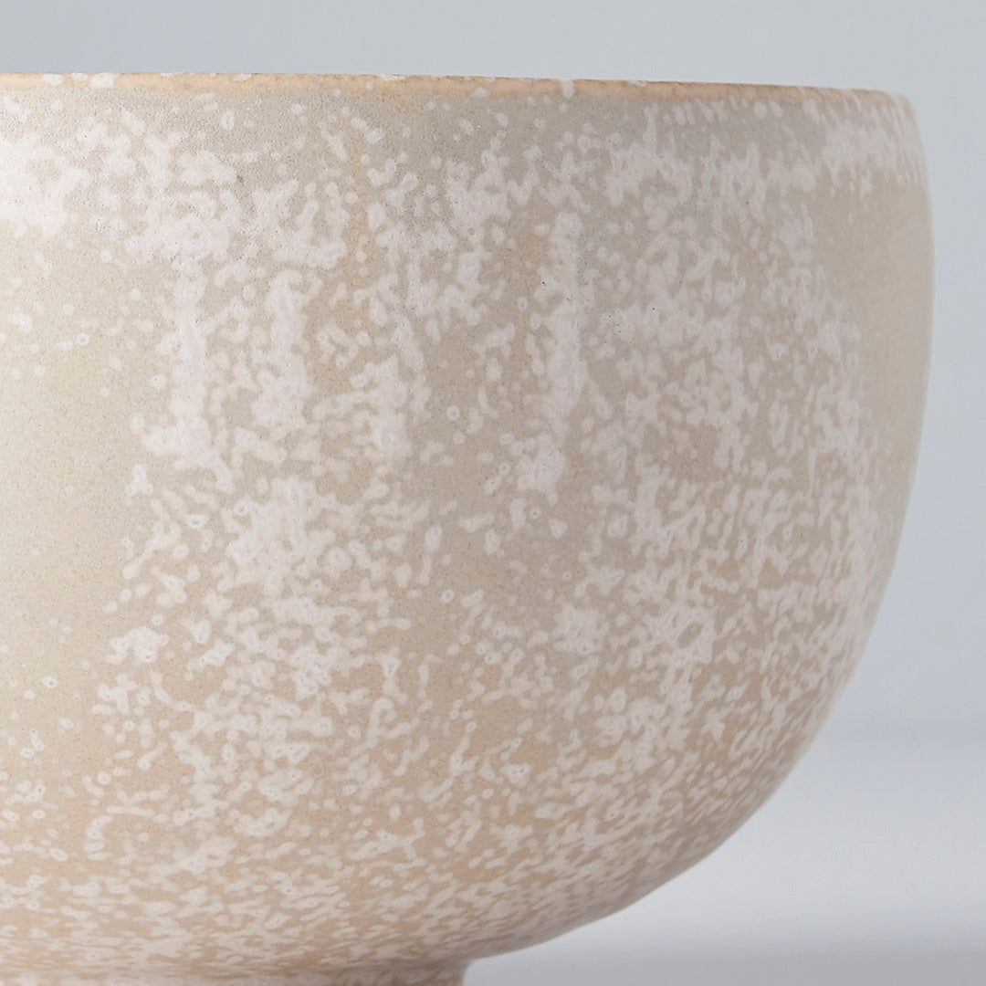 Bowl 15cm White Fade Glaze