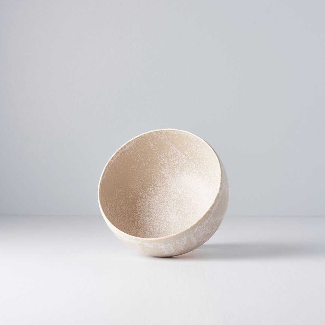 Bowl 15cm White Fade Glaze