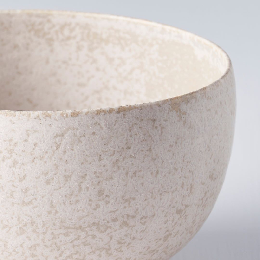 Bowl 13cm White Fade Glaze
