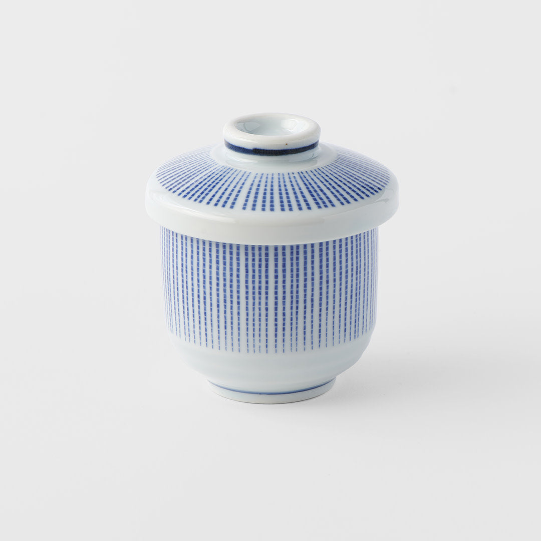 Cup Chawanmushi 150ml Blue Stripe Design