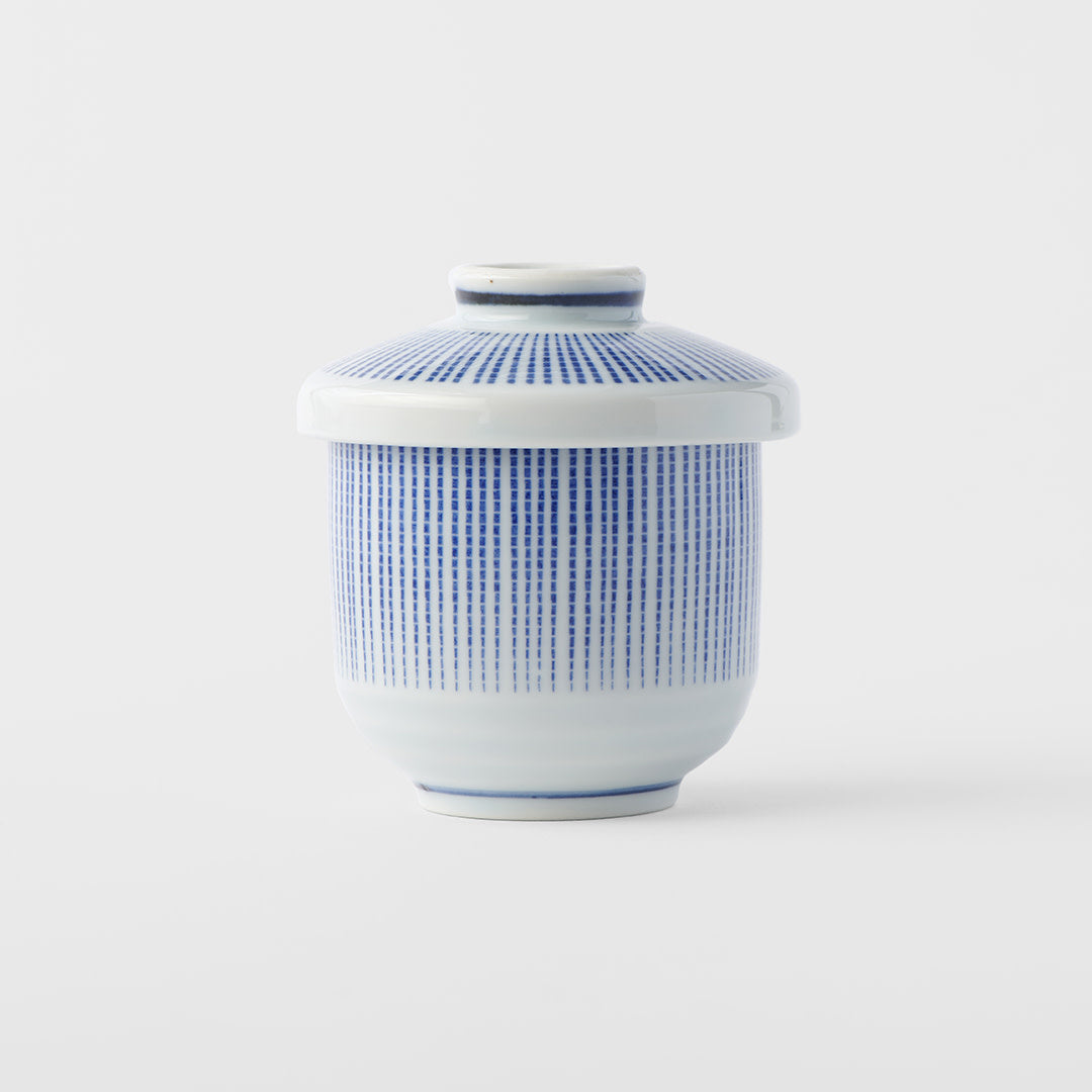 Cup Chawanmushi 150ml Blue Stripe Design