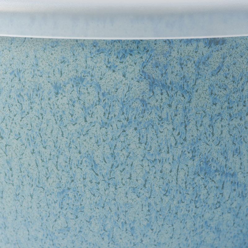 Bowl with Lid 13cm Peacock Glaze