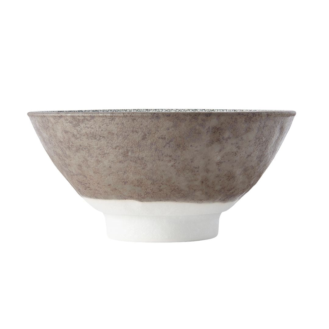 Bowl 15cm Crazed Grey Glaze