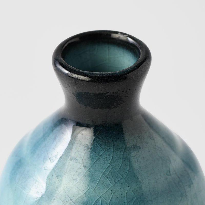 Sake Jug 8cm 275ml Ink Turquoise Glaze