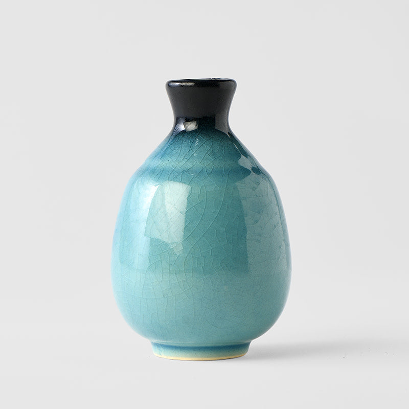 Sake Jug 8cm 275ml Ink Turquoise Glaze