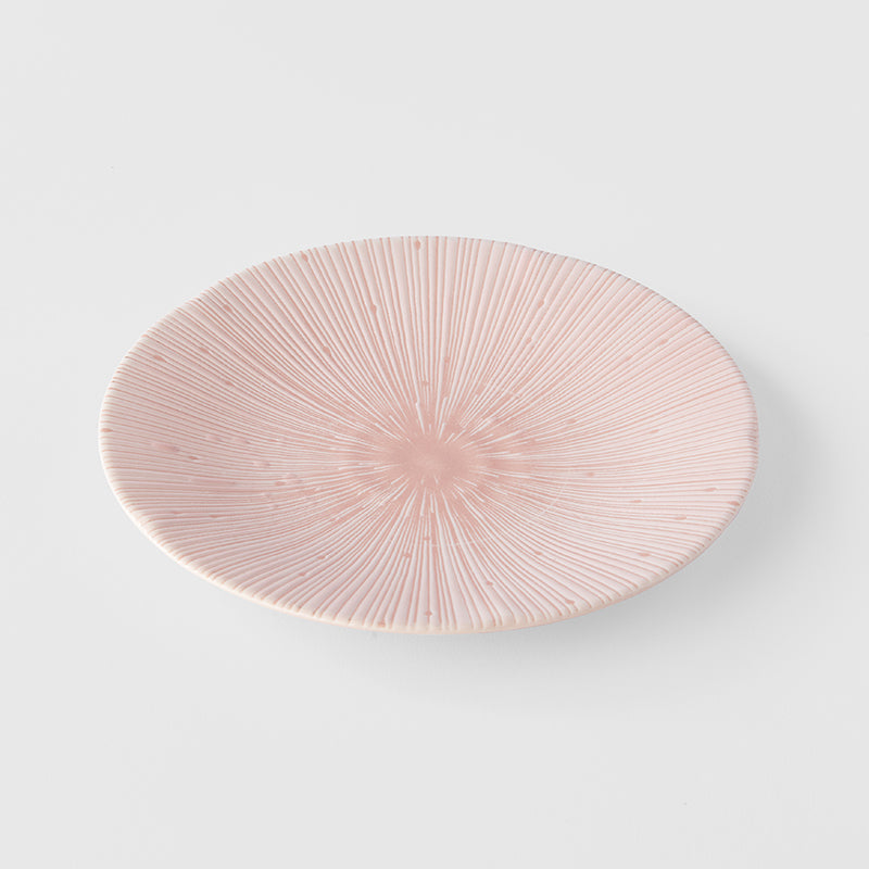 Tapas Plate 16.5 Ice Pink Glaze