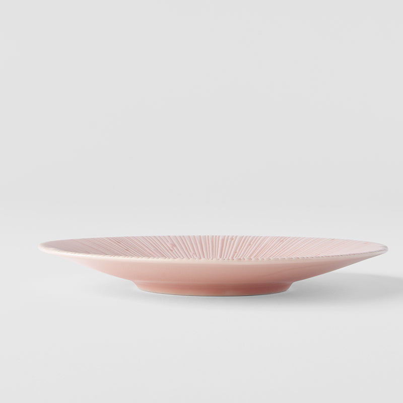 Tapas Plate 16.5 Ice Pink Glaze
