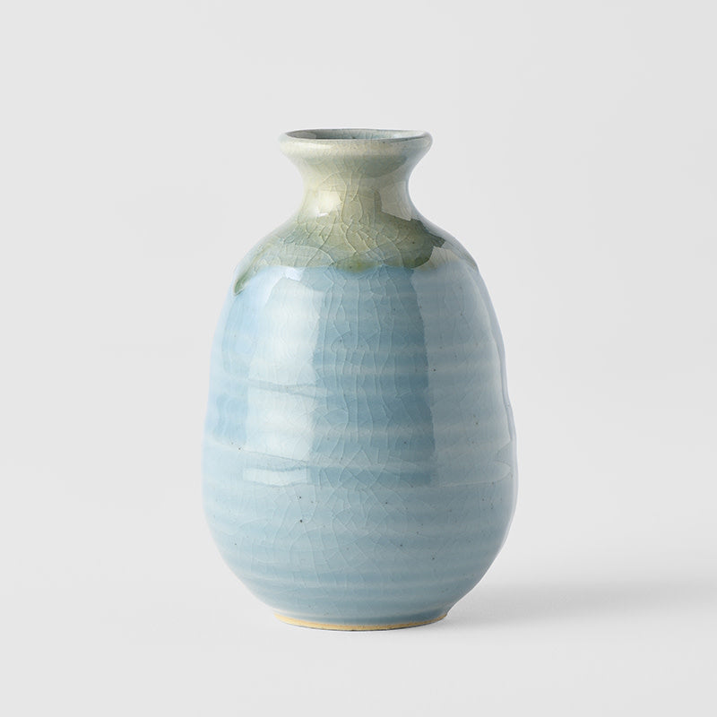 Sake Jug 280ml Crazed Blue Glaze