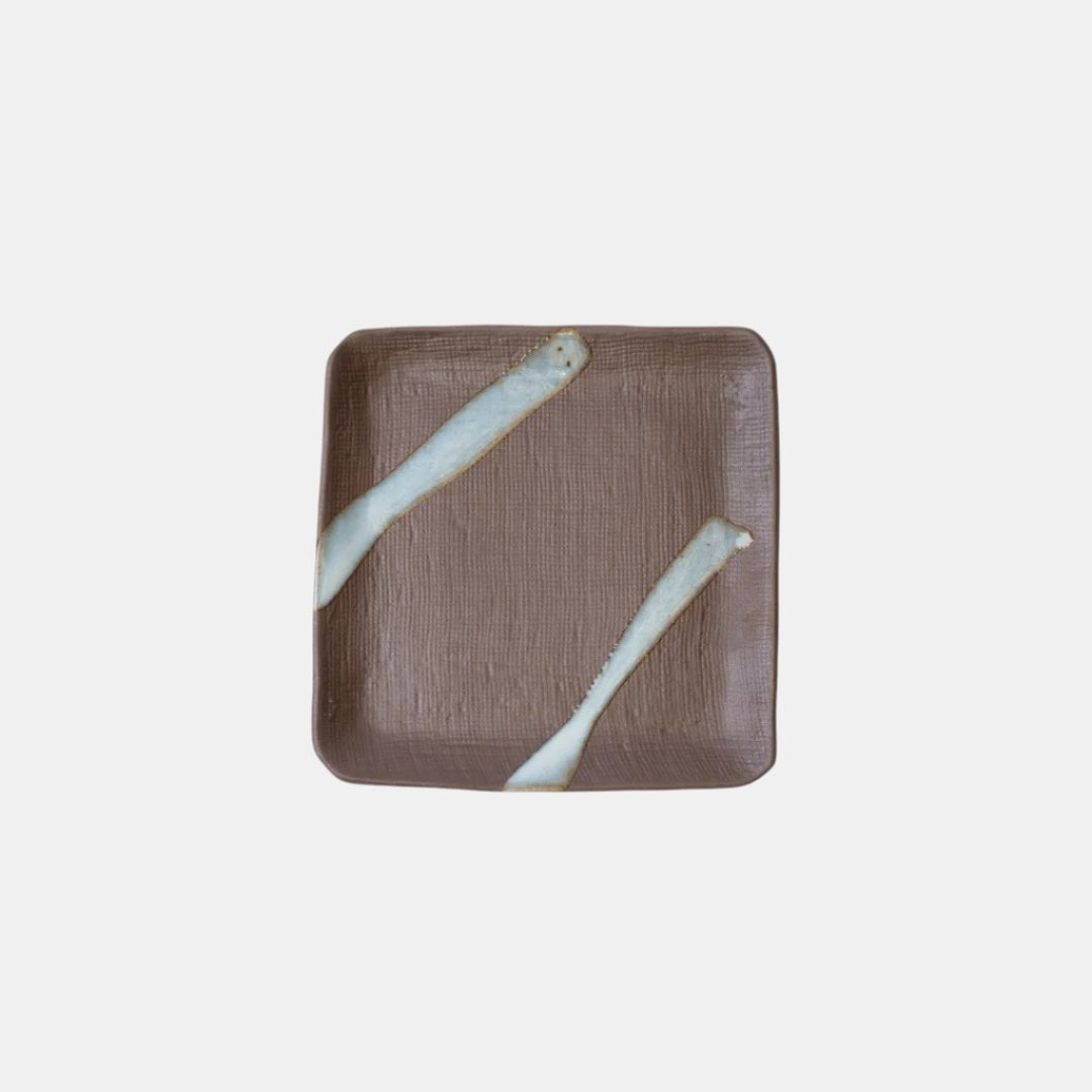 Saucer Apex 12.8cm Cloud Blue Bisque Glaze