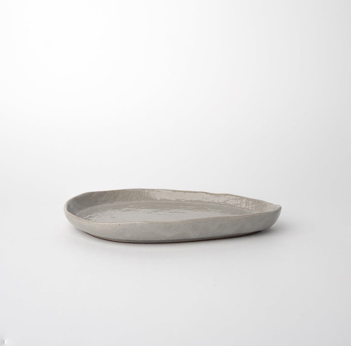 Saucer Arc Grey Glaze