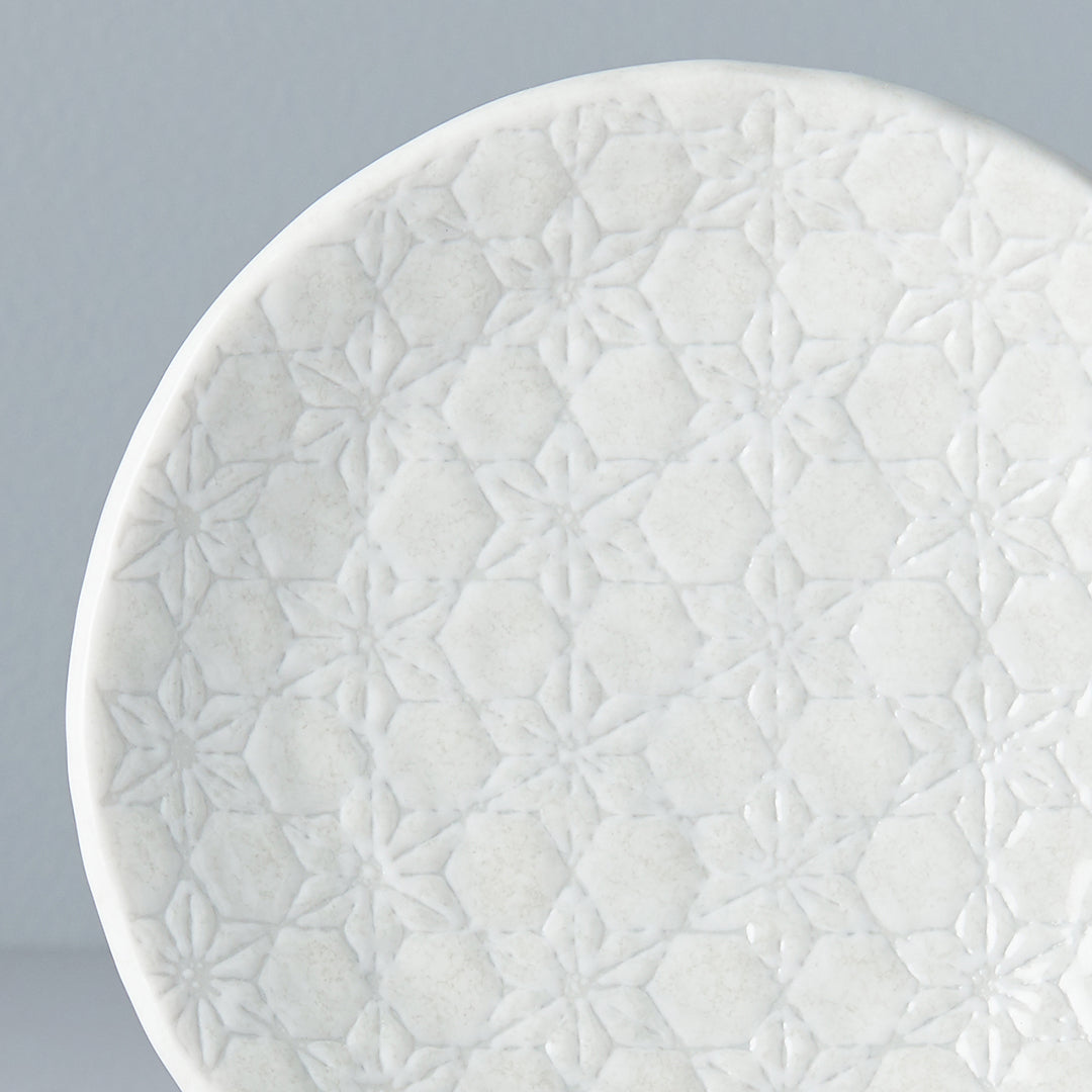 Saucer 13.5cm White Star Glaze