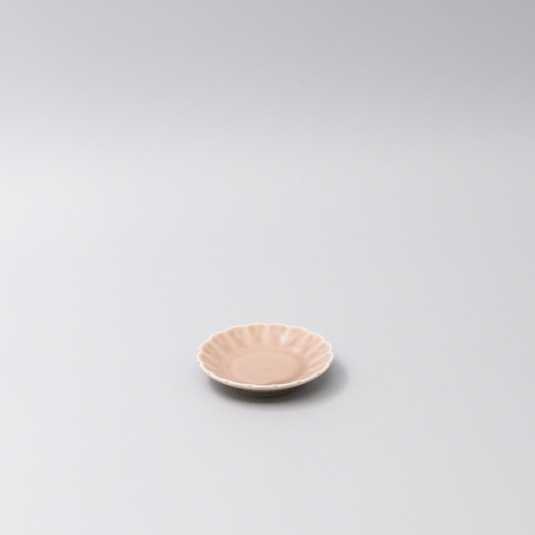 Sauce Dish 8cm Scallop Blush Gloss Glaze