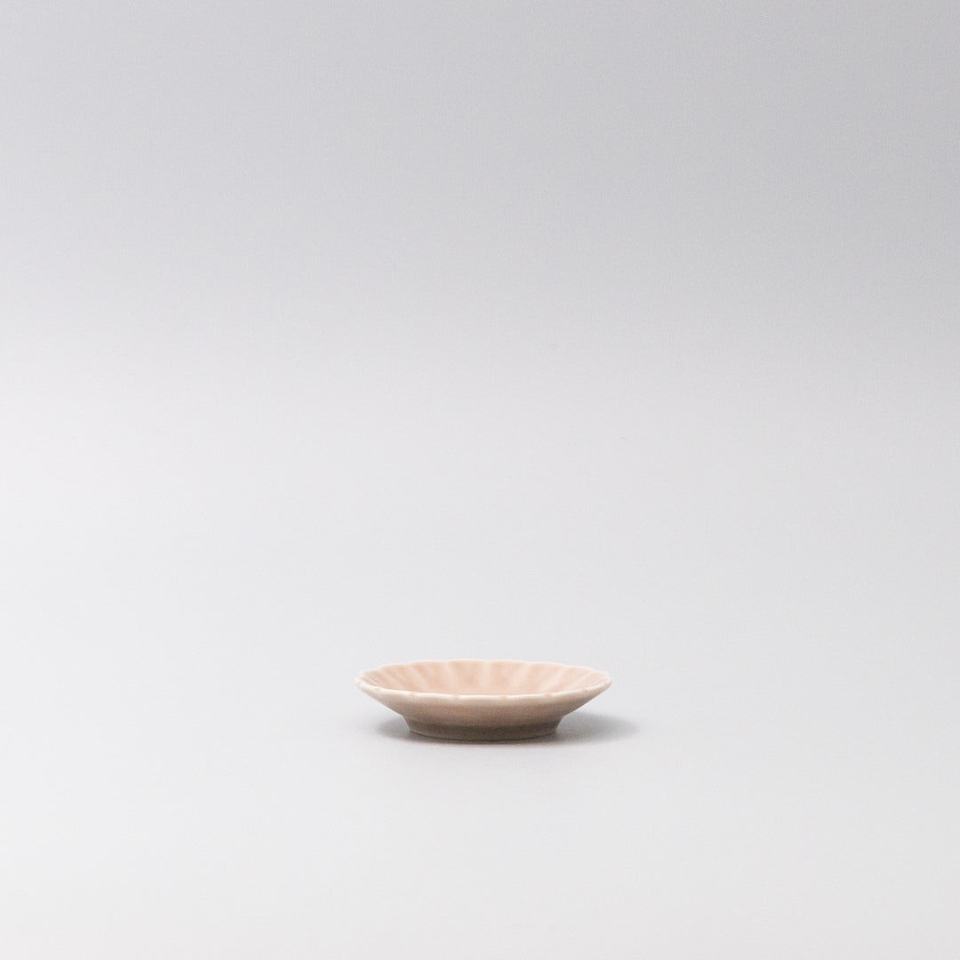 Sauce Dish 8cm Scallop Blush Gloss Glaze