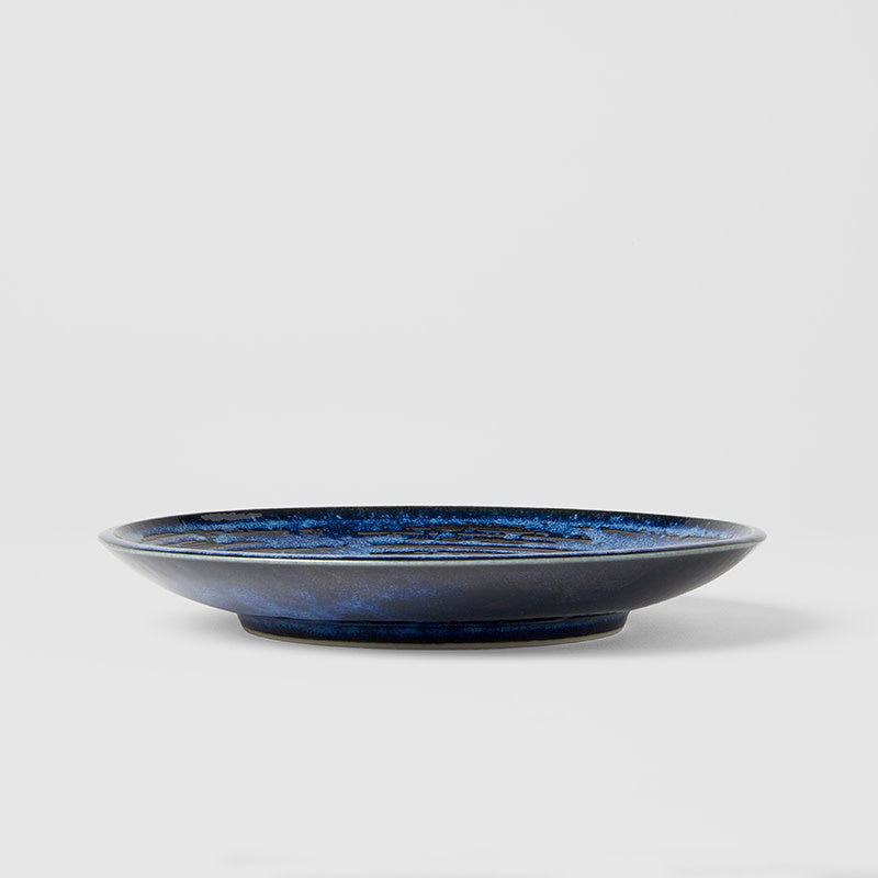 Side Plate 19cm Copper Swirl Glaze