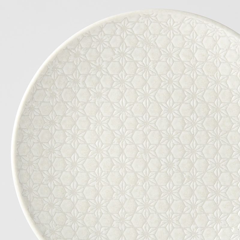 Dinner Plate 25.5cm White Star Glaze