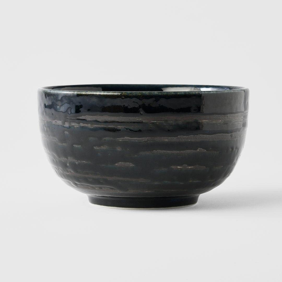 Bowl U Shape 13cm Copper Swirl Glaze