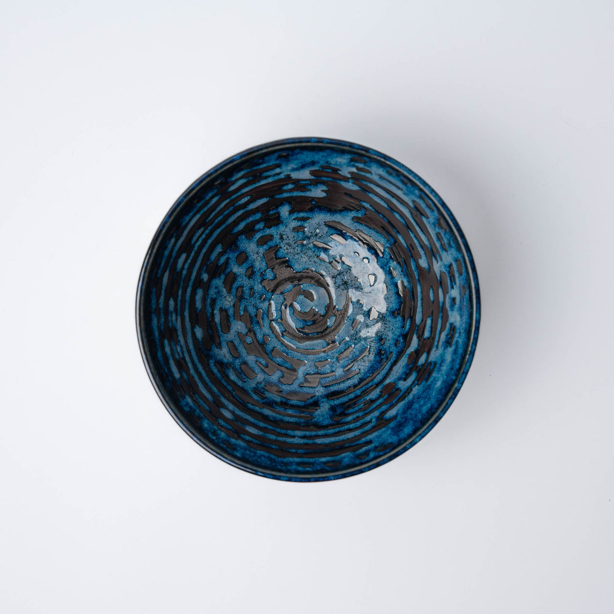 Bowl 15cm Copper Swirl Glaze