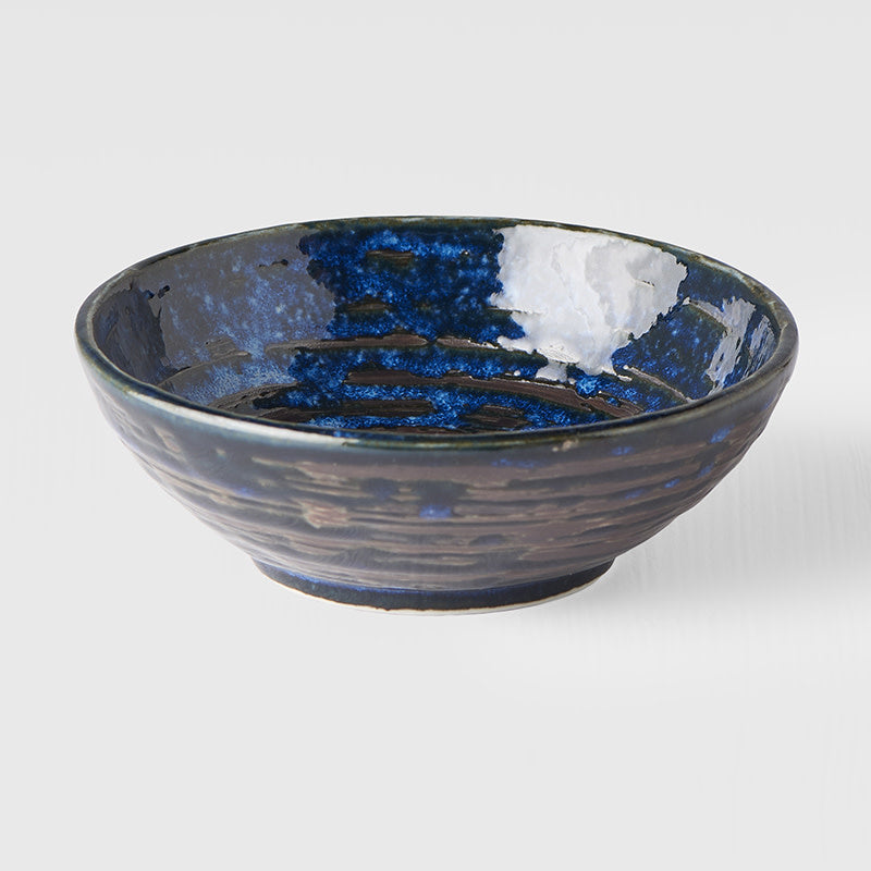 Tapas Bowl 13cm Copper Swirl Glaze