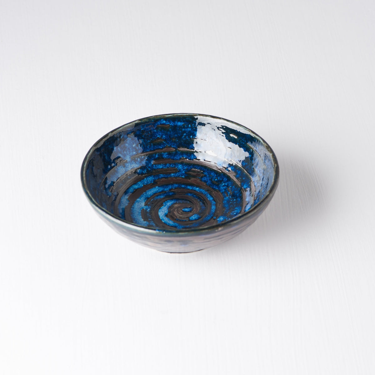 Tapas Bowl 13cm Copper Swirl Glaze