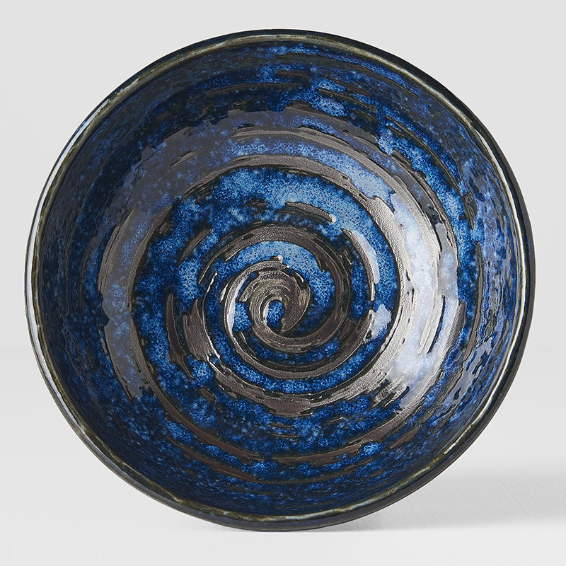 Tapas Bowl 13cm Copper Swirl Glaze