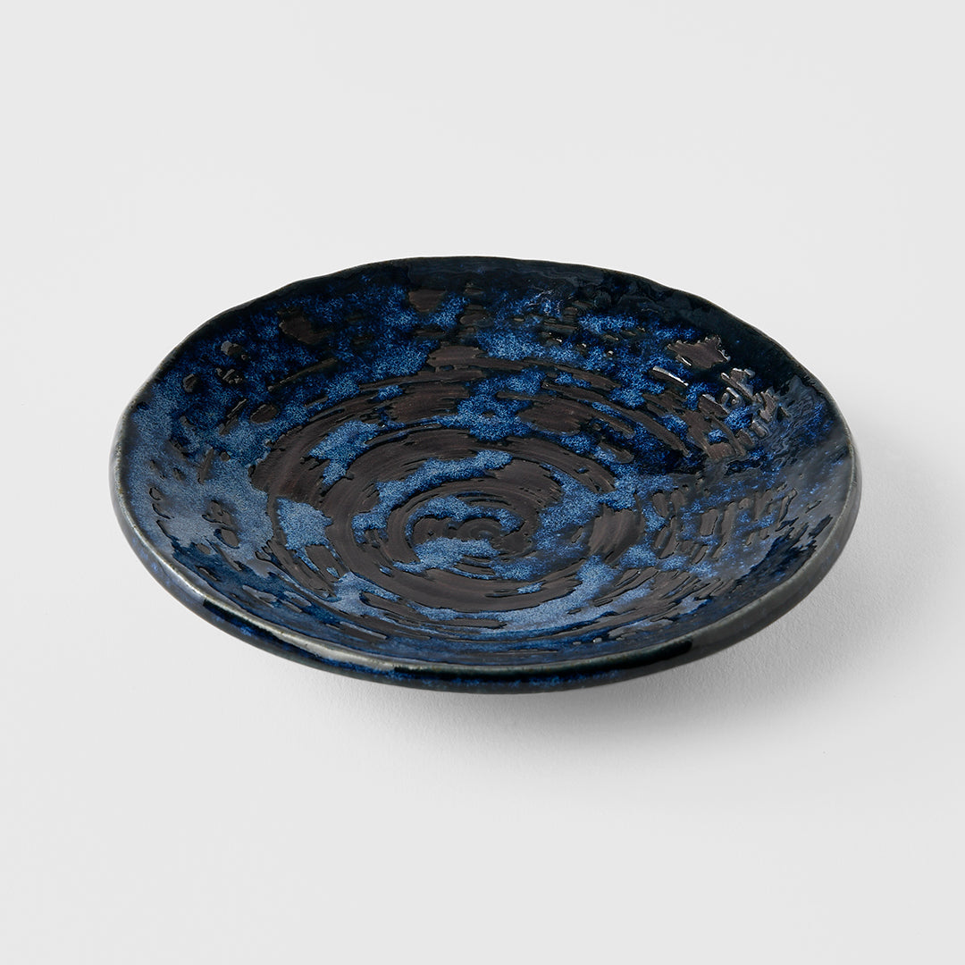 Saucer 13cm Copper Swirl Glaze
